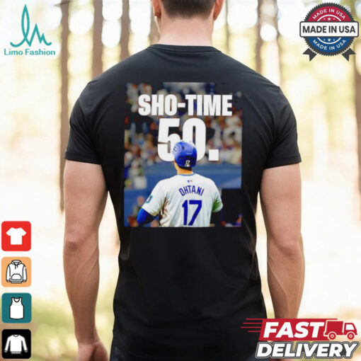 Shohei Ohtani is rewriting history Sho Time 50 shirt