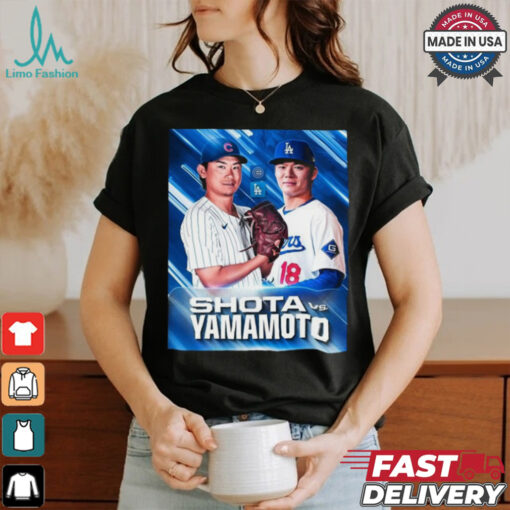 Shota Imanaga vs. Yoshinobu Yamamoto head to head for the first time as Major Leaguers shirt