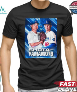 Shota Imanaga vs. Yoshinobu Yamamoto head to head for the first time as Major Leaguers shirt