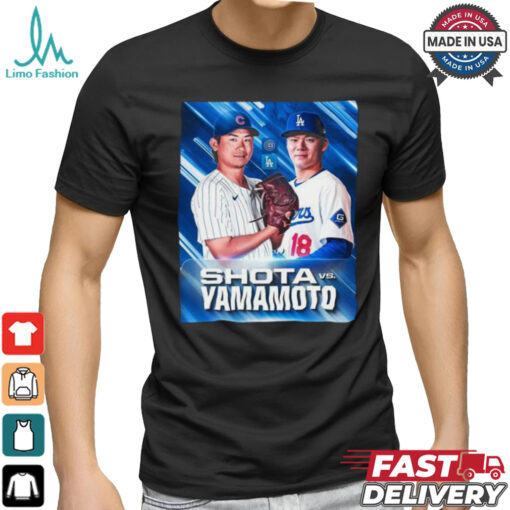 Shota Imanaga vs. Yoshinobu Yamamoto head to head for the first time as Major Leaguers shirt