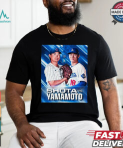 Shota Imanaga vs. Yoshinobu Yamamoto head to head for the first time as Major Leaguers shirt