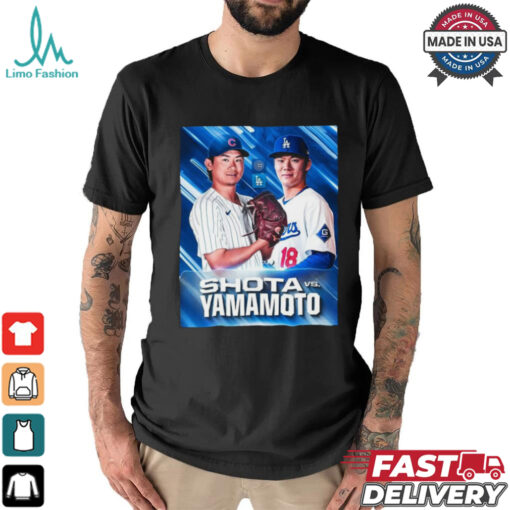 Shota Imanaga vs. Yoshinobu Yamamoto head to head for the first time as Major Leaguers shirt