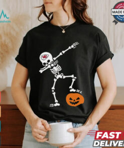 Skeleton Dabbing Kansas City Chiefs Halloween 2024 Shirt