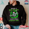 Pizza Papa John’s you can’t sit with us Voorhees Myers Pennywise and Krueger Halloween shirt