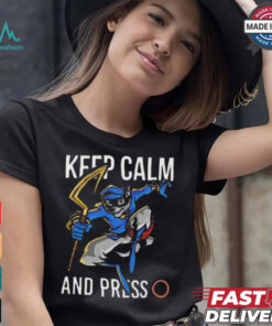 Sly cooper keep calm and press o shirt