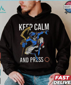 Sly cooper keep calm and press o shirt