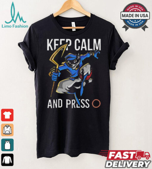 Sly cooper keep calm and press o shirt