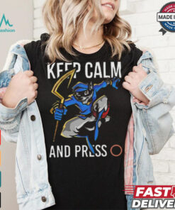 Sly cooper keep calm and press o shirt