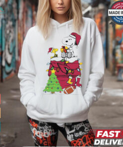 Snoopy And Woodstock Gift Arizona Cardinals Football Merry Christmas 2024 shirt