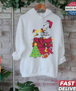 Snoopy And Woodstock Gift Arizona Cardinals Football Merry Christmas 2024 shirt