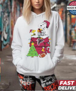 Snoopy And Woodstock Gift Atlanta Falcons Football Merry Christmas 2024 shirt