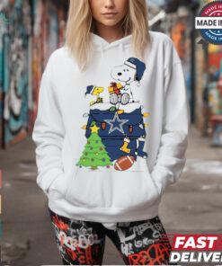 Snoopy And Woodstock Gift Dallas Cowboys Football Merry Christmas 2024 shirt