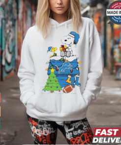 Snoopy And Woodstock Gift Detroit Lions Football Merry Christmas 2024 shirt, hoodie, sweater, long sleeve and tank top Snoopy And Woodstock Gift Detroit Lions Football Merry Christmas 2024 shirt
