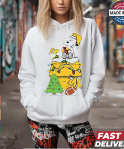 Snoopy And Woodstock Gift Los Angeles Chargers Football Merry Christmas 2024 shirt