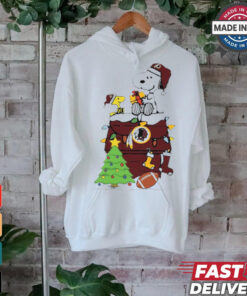 Snoopy And Woodstock Gift Washington Redskins Football Merry Christmas 2024 shirt