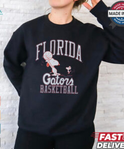 Snoopy And Woodstock Peanuts x Florida Gator Basketball t shirt