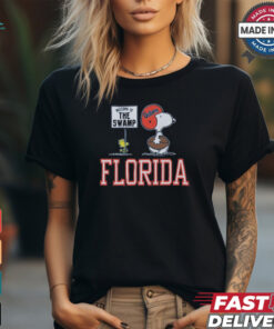 Snoopy And Woodstock Peanuts x Florida Gators Welcome to the Swamp Football t shirt