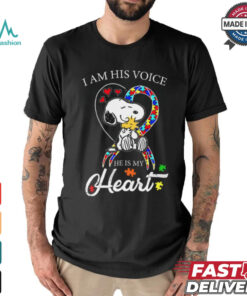 Snoopy Autism – His Voice My Heart shirt