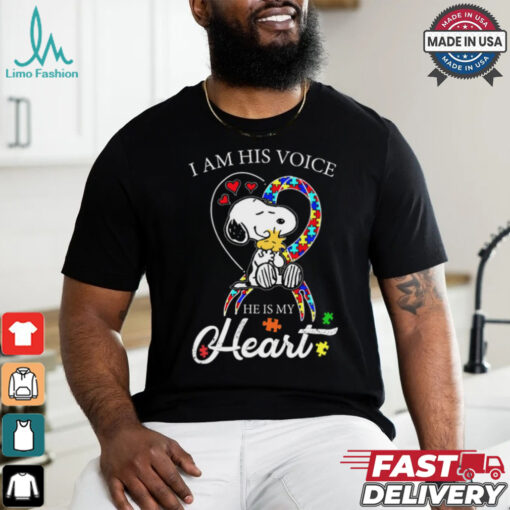 Snoopy Autism – His Voice My Heart shirt