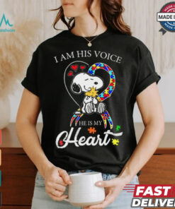 Snoopy Autism – His Voice My Heart shirt