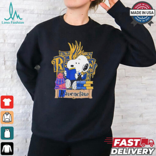 Snoopy Hogwarts Ravenclaw house shirt