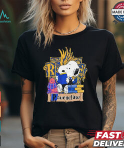 Snoopy Hogwarts Ravenclaw house shirt