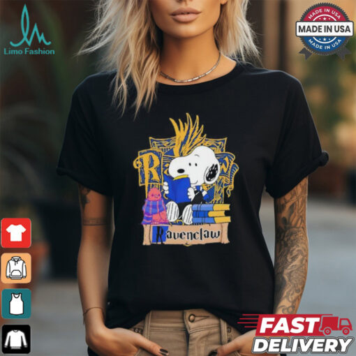Snoopy Hogwarts Ravenclaw house shirt