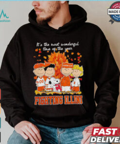 Snoopy Illinois Fighting Illini Fall the most beautiful time of the year shirt, hoodie, sweater, long sleeve and tank top Snoopy Illinois Fighting Illini Fall the most beautiful time of the year shirt