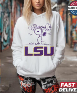 Snoopy Peanuts x LSU Tigers Athletics t shirt