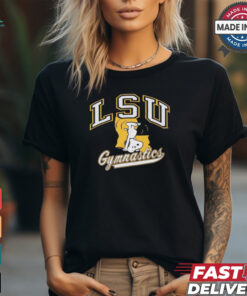 Snoopy Peanuts x LSU Tigers Gymnastics t shirt
