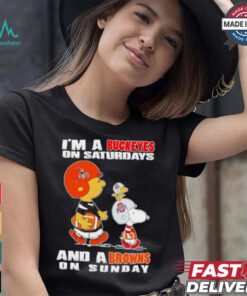 Snoopy and Charlie Brown I’m a Ohio State Buckeyes on saturdays and a Browns on sunday 2024 shirt, hoodie, sweater, long sleeve and tank top Snoopy and Charlie Brown I’m a Ohio State Buckeyes on saturdays and a Browns on sunday 2024 shirt