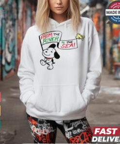 Snoopy and Woodstock from the river to the sea shirt, hoodie, sweater, long sleeve and tank top Snoopy and Woodstock from the river to the sea shirt