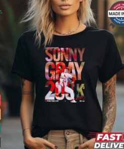 Sonny Gray Cardinals 200 strikeouts in a season Signature Shirt