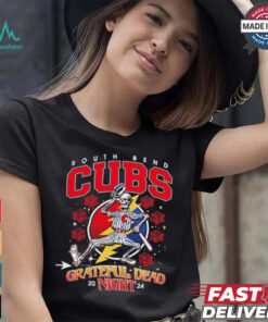 South Bend Cubs Grateful Dead shirt, hoodie, sweater, long sleeve and tank top South Bend Cubs Grateful Dead shirt