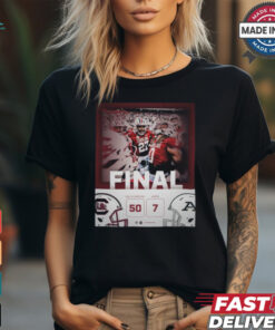 South Carolina Win 50 7 Akron Football 2024 Game Day Final Score Shirt