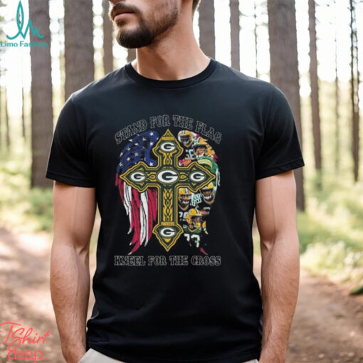 Stand For The Flag Kneel For The Cross Green Bay Packers T shirt