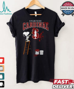 Stanford Cardinal Snoopy Painting Shirt