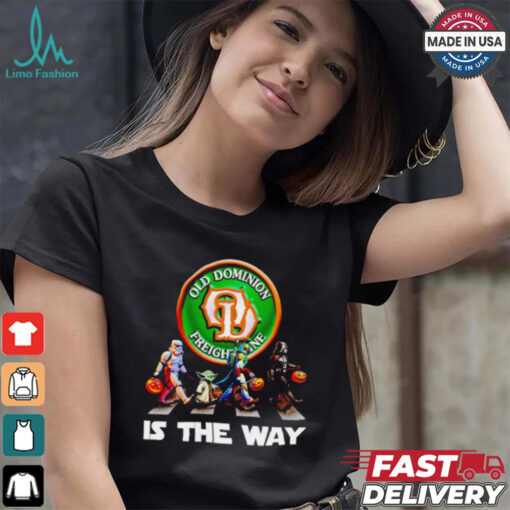 Star Wars characters Old Dominion Freight Line is the way Halloween shirt