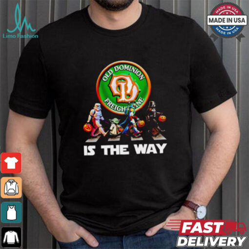 Star Wars characters Old Dominion Freight Line is the way Halloween shirt
