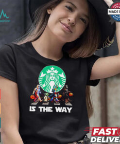 Star Wars characters Starbucks is the way Halloween shirt