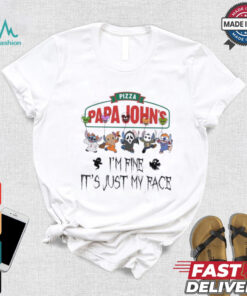 Stitch Horror Character X Papa John’s I’m Fine It’s Just My Face Halloween Shirt, hoodie, sweater, long sleeve and tank top Stitch Horror Character X Papa John’s I’m Fine It’s Just My Face Halloween Shirt