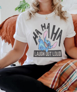 Stitch Laugh Out Loud Graphic Classic T Shirt