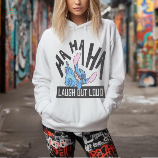 Stitch Laugh Out Loud Graphic Classic T Shirt