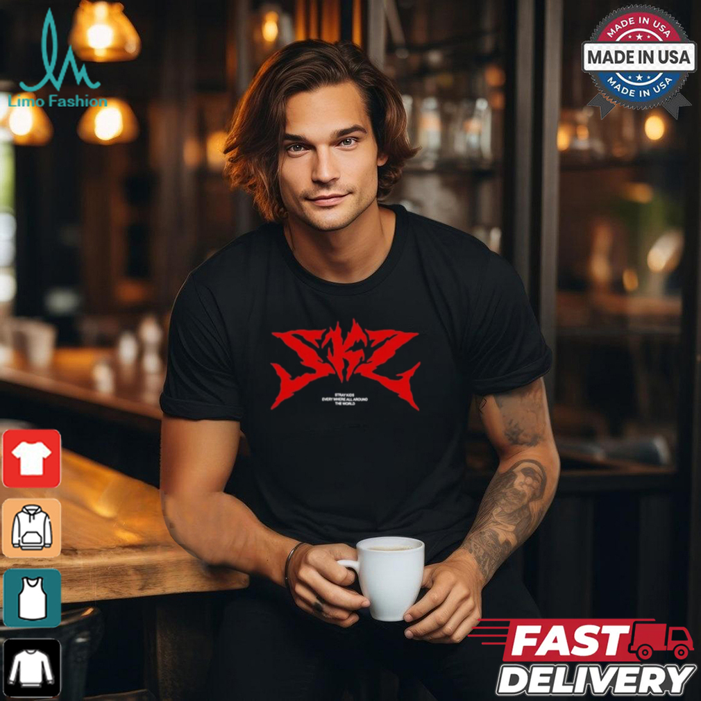 Stray Kids Everywhere All Around The World 2024 T shirts Stray Kids Everywhere All Around The World 2024 T shirts