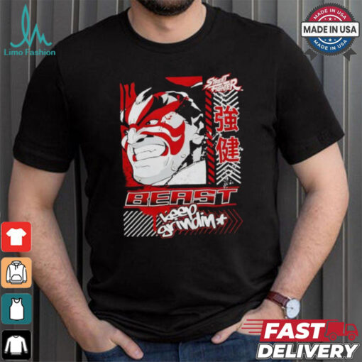 Street Fighter E Honda Beast Grindin art shirt