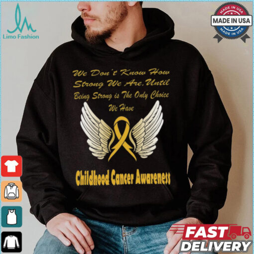 Strong Childhood Cancer Awareness shirt