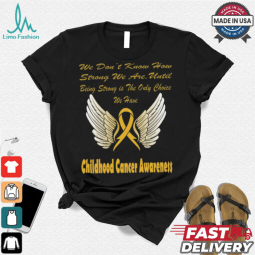 Strong Childhood Cancer Awareness shirt