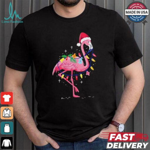 Summer Tropical Flamingo Christmas Shirt