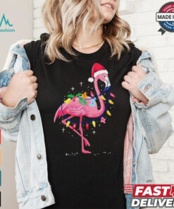 Summer Tropical Flamingo Christmas Shirt