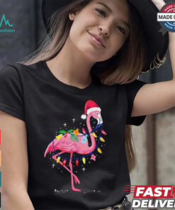 Summer Tropical Flamingo Christmas Shirt